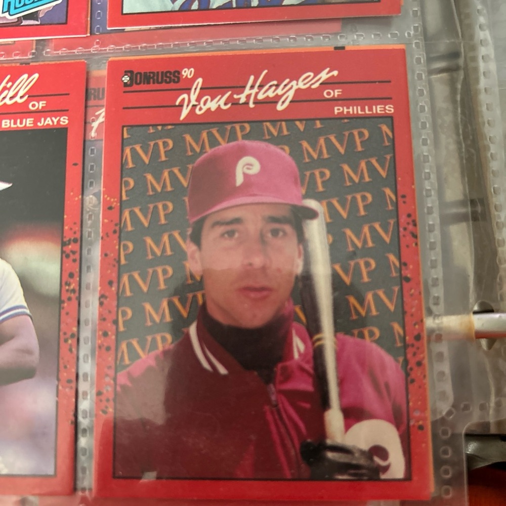 Donruss 1990 Von Hayes Baseball Card